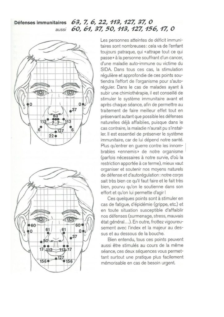 réflexologie faciale défenses immunitaires enfants